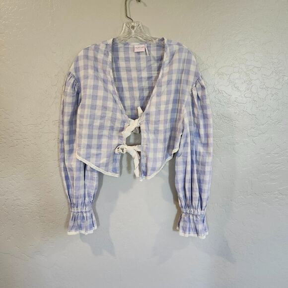 Urban Outfitters Out from Under Womens Shirt with Tie Medium - Picture 1 of 3